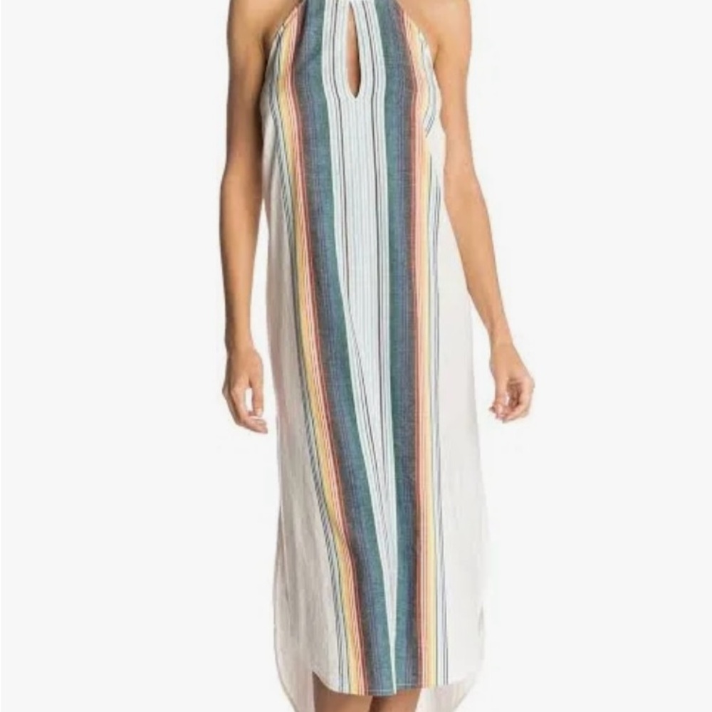 Striped Halter Dress